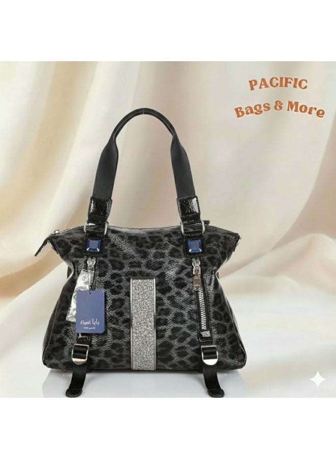 Tiger women's bag with excellent storage compartments and an external handle